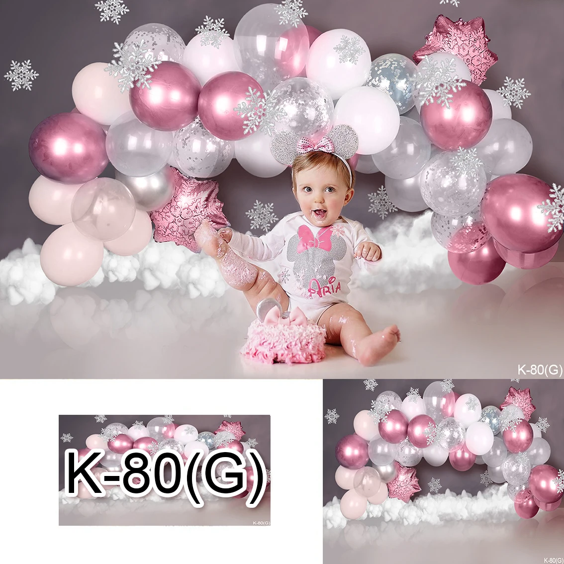 Winter Wonderland Ice Frozen Photography Backdrop Fairytale Princess Snowflake Balloon Background Girl Birthday Cake Smash Decor
Winter Wonderland Ice Frozen Photography Backdrop Fairytale Princess Snowflake Balloon Background Girl Birthday Cake Smash Decor