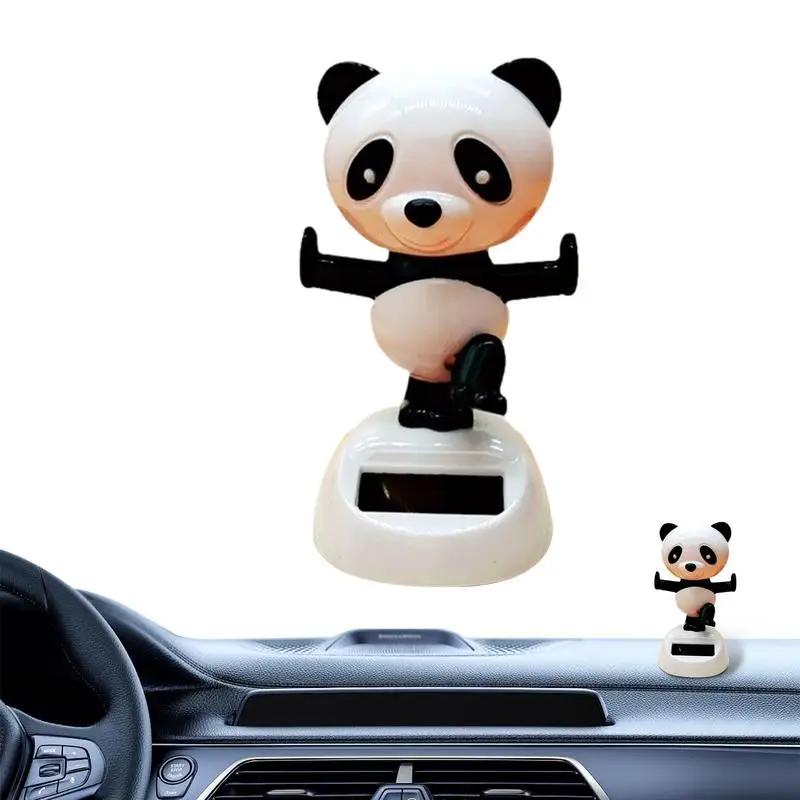 Solar Car Ornament Cartoon Panda Swinging Doll Panda Shape Auto Interior Decoration For Cars Bedrooms Homes Work Areas
Solar Car Ornament Cartoon Panda Swinging Doll Panda Shape Auto Interior Decoration For Cars Bedrooms Homes Work Areas