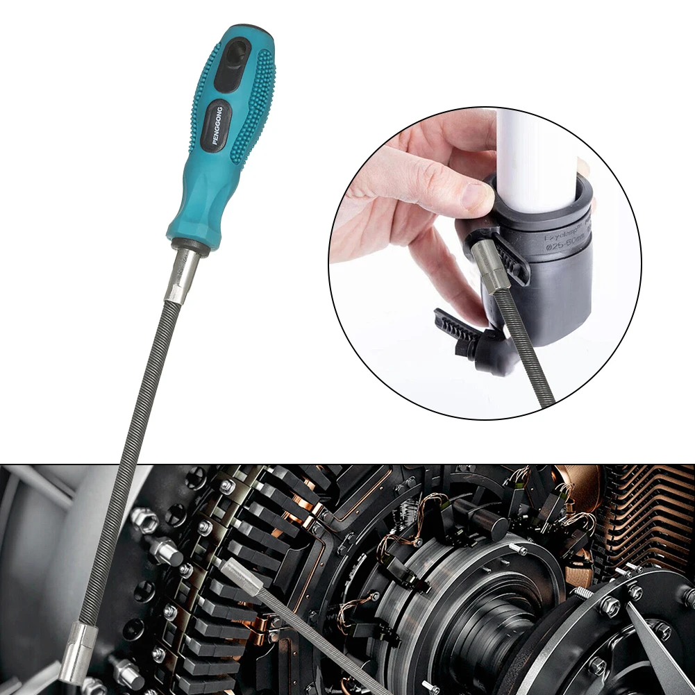 Flexible Hose Clamp Driver 7mm Metric Nut Driver Steel Clamp Driver Hand-held Disassembly Tool For Oil Tube Water Hose Clamps
Flexible Hose Clamp Driver 7mm Metric Nut Driver Steel Clamp Driver Hand-held Disassembly Tool For Oil Tube Water Hose Clamps