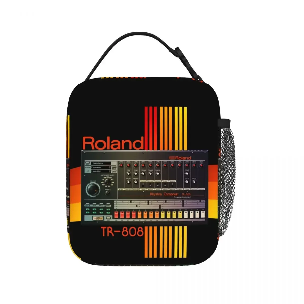 

Roland Tr-808 Drum Machine Model Insulated Lunch Bags Picnic Bags Thermal Cooler Lunch Box Lunch Tote for Woman Work Kids School