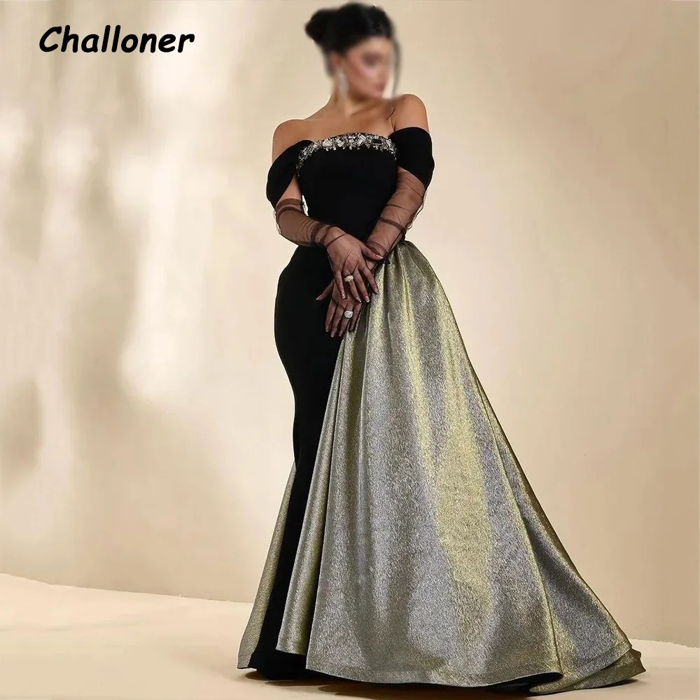 Challoner Elegant Boat Neck Mermaid Evening Dresses Crystal Sleeveless Backless Floor Length Prom Gown Custom Made فساتين السهرة
Challoner Elegant Boat Neck Mermaid Evening Dresses Crystal Sleeveless Backless Floor Length Prom Gown Custom Made فساتين السهرة
