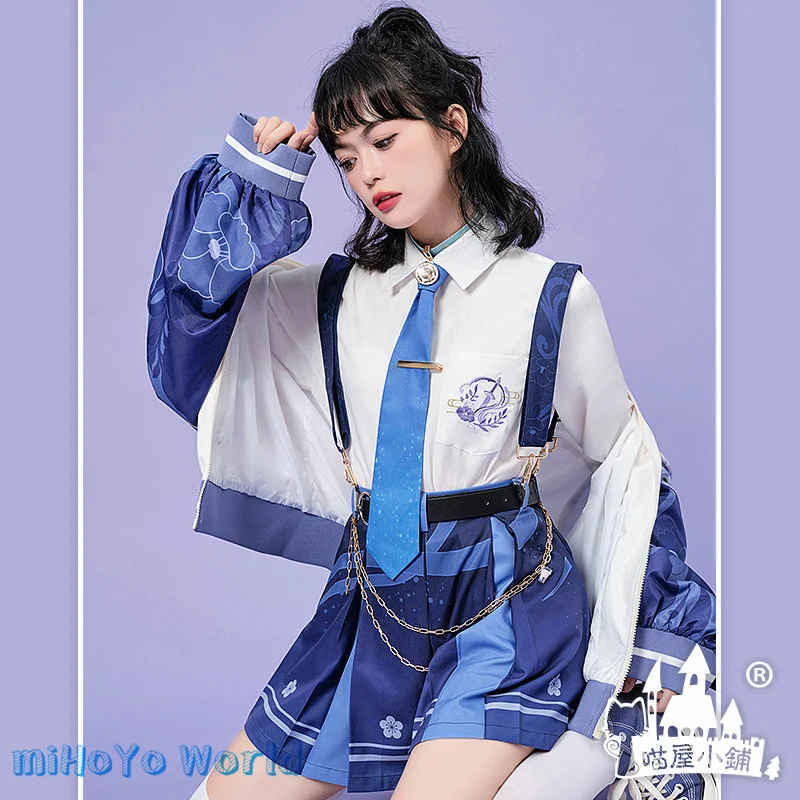 2023 Genshin Impact Kamizato Ayato Cosplay Daily Casual Wear Women Doujin Costume Coat Shirt And Skirt Suits Birthday Gifts
2023 Genshin Impact Kamizato Ayato Cosplay Daily Casual Wear Women Doujin Costume Coat Shirt And Skirt Suits Birthday Gifts