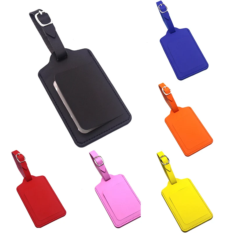 1Pcs Traveler Suitcase Identifier Luggage Tag Pu Leather Women Men Travel Accessories Suitcase Boarding Name Telephone Label
1Pcs Traveler Suitcase Identifier Luggage Tag Pu Leather Women Men Travel Accessories Suitcase Boarding Name Telephone Label