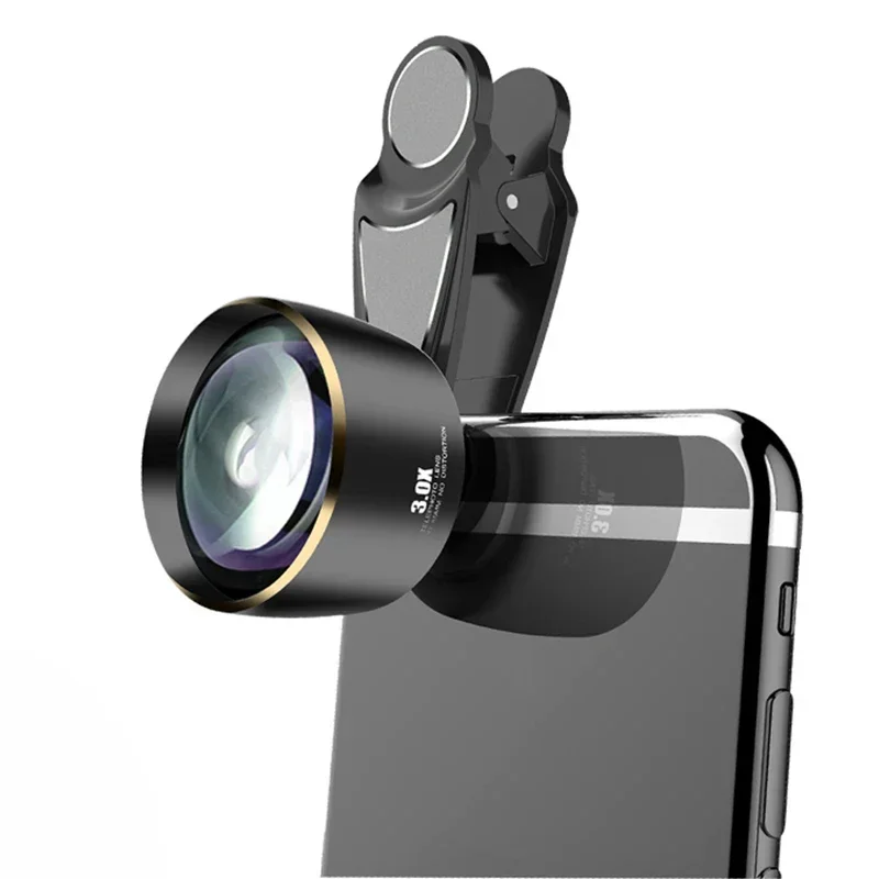 5K 3.0X HD 85mm Telephoto Zoom Lens 3x Multi-layer Coating No Distortion Mobile Camera Lens Portrait Lens for Smartphone Huawei
5K 3.0X HD 85mm Telephoto Zoom Lens 3x Multi-layer Coating No Distortion Mobile Camera Lens Portrait Lens for Smartphone Huawei