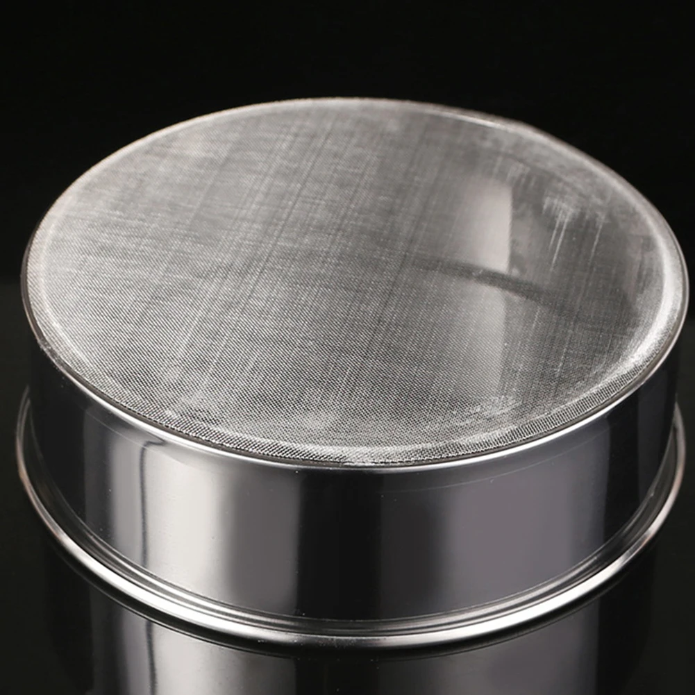 Stainless Steel Flour Sieve Round Fine Mesh Oil Strainer Sifter Sugar Filter Baking Tool Kitchen Pastry Utensils
Stainless Steel Flour Sieve Round Fine Mesh Oil Strainer Sifter Sugar Filter Baking Tool Kitchen Pastry Utensils