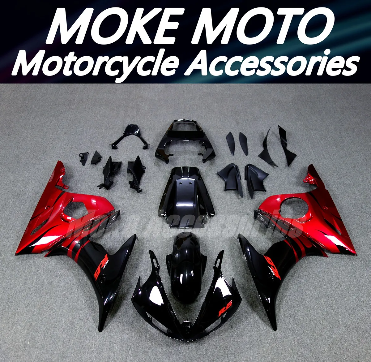 Motorcycle Fairings Kit Fit For Yzf R6 2003 2004 2005 Bodywork Set High Quality Injection Black Red Flame
Motorcycle Fairings Kit Fit For Yzf R6 2003 2004 2005 Bodywork Set High Quality Injection Black Red Flame