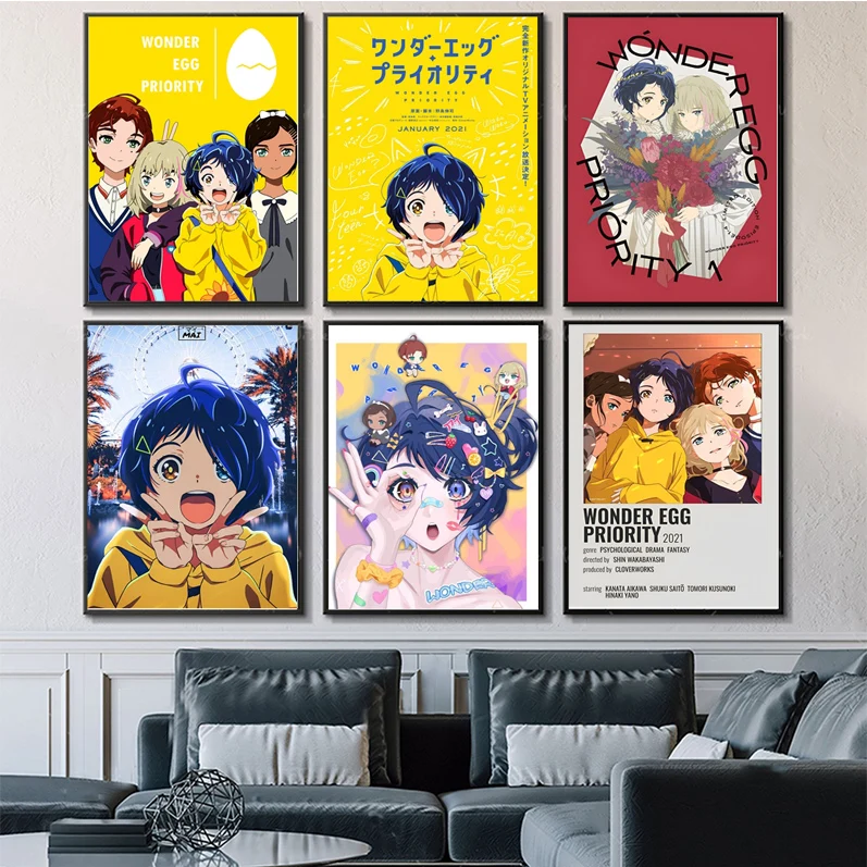 Hot Anime Wonder Egg Priority Classic Movie Posters Waterproof Paper Sticker Coffee House Bar Home Decor
Hot Anime Wonder Egg Priority Classic Movie Posters Waterproof Paper Sticker Coffee House Bar Home Decor