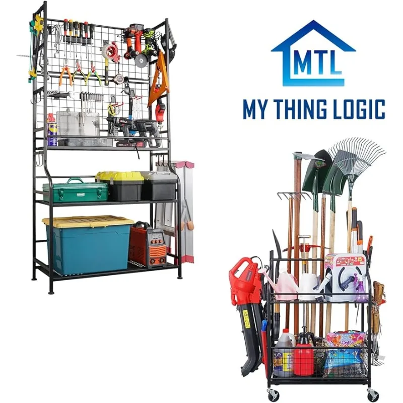 Garden Tool Organizer for Garage-Yard Tool Racks with Wheels,Tool Organizer and Storage,Floating Tool Shelf for Power Drill
Garden Tool Organizer for Garage-Yard Tool Racks with Wheels,Tool Organizer and Storage,Floating Tool Shelf for Power Drill