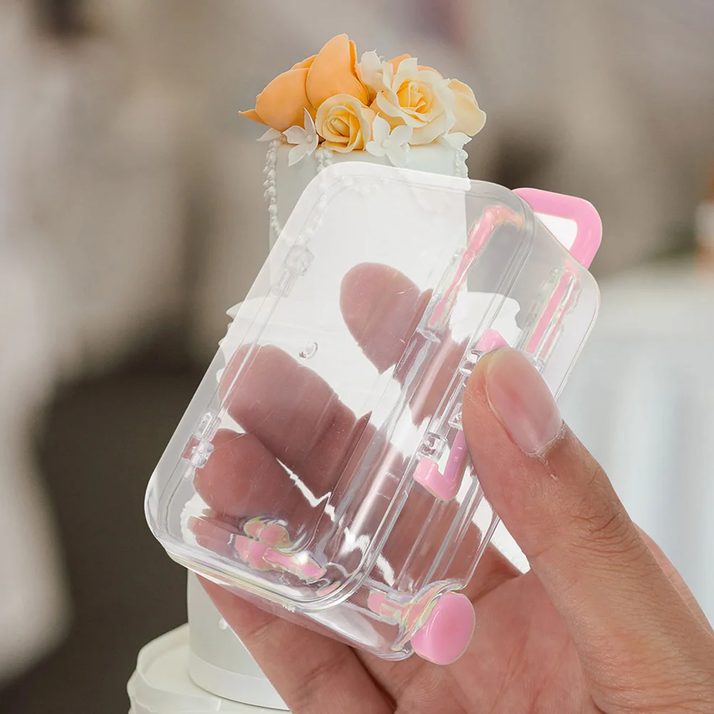 6pcs Travel Suitcases Boxes Miniature Storage Boxes Favor Boxes Gift Boxes for Presents Candy
6pcs Travel Suitcases Boxes Miniature Storage Boxes Favor Boxes Gift Boxes for Presents Candy