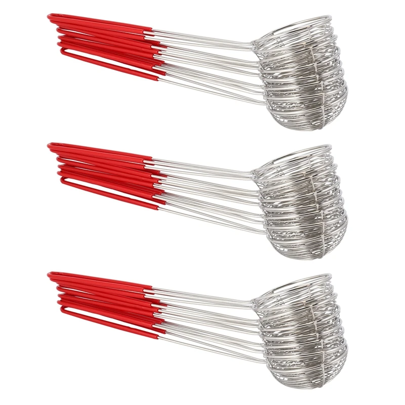 24 Pieces Stainless Steel Spider Strainer Spoon Small Wire Skimmer Colander For Hot Pot, Tortellini And Meatball
24 Pieces Stainless Steel Spider Strainer Spoon Small Wire Skimmer Colander For Hot Pot, Tortellini And Meatball