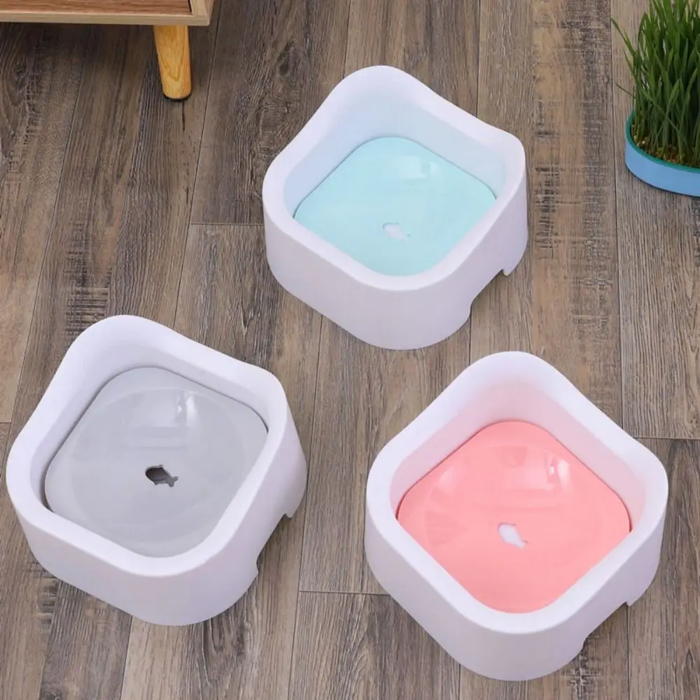 

Splash Prevention Floating Non-Wetting Mouth Dog Bowl Non-Wetting Mouth Plastic Dog Water Dispenser Removable No Spill