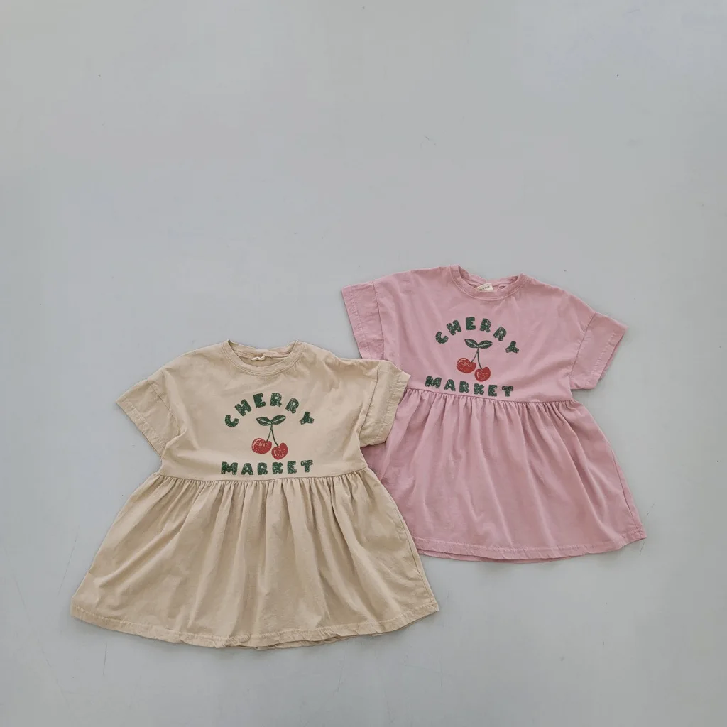 2024 Summer New Children Short Sleeve Dress Kids Casual Dress Baby Girls Simple Cute Letter Print Cotton Dress Toddler Clothes
2024 Summer New Children Short Sleeve Dress Kids Casual Dress Baby Girls Simple Cute Letter Print Cotton Dress Toddler Clothes