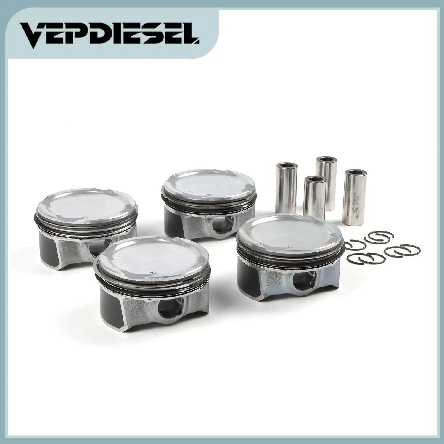 

4x Engine Pistons & Rings Set For Hyundai Sonata Tucson Kia Forte Soul 2.0L 2012-2022 G4NA 23040-2E000 23040-2E050 23410-2E500