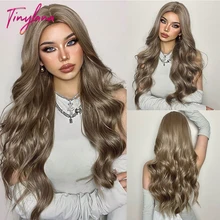 Long Wavy Synthetic Wig Light Brown Blonde Body Wave Wigs for Women Middle Part Natural Gray Brown Cosplay Hair Heat Resistant
Long Wavy Synthetic Wig Light Brown Blonde Body Wave Wigs for Women Middle Part Natural Gray Brown Cosplay Hair Heat Resistant