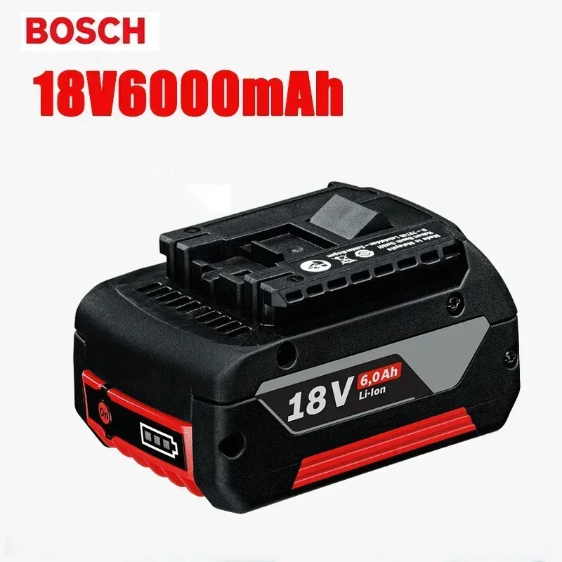 100% Original 18V 6.0A Lithium Ion Rechargeable Battery for Bosch 10000mah Spare Power Tools Portable Replacement Indicator
100% Original 18V 6.0A Lithium Ion Rechargeable Battery for Bosch 10000mah Spare Power Tools Portable Replacement Indicator