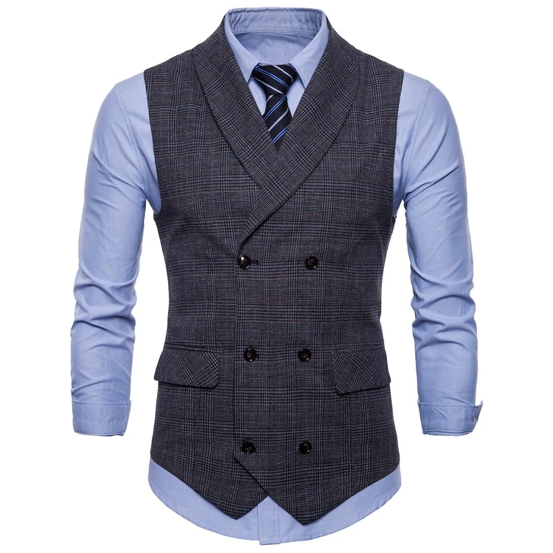 Men Suit Vest Four Seasons New Business Jacket Fashion Casual Classic Men Self-cultivation Double-breasted
Men Suit Vest Four Seasons New Business Jacket Fashion Casual Classic Men Self-cultivation Double-breasted