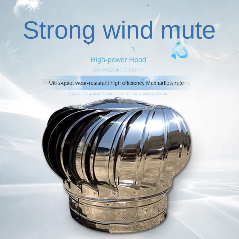 304 Ventilation Exhaust Fan Strong Wind Silent Non-rusting Color Steel Hood Indoor Wind Ball Hood Power-free Ventilator
304 Ventilation Exhaust Fan Strong Wind Silent Non-rusting Color Steel Hood Indoor Wind Ball Hood Power-free Ventilator