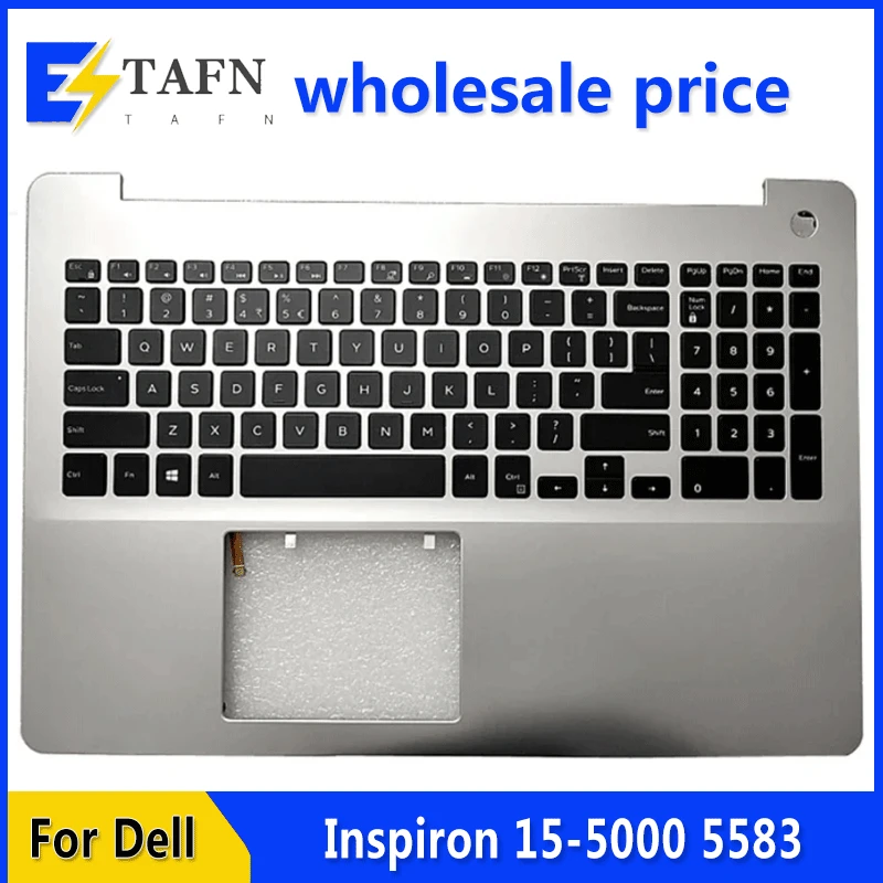 

Новинка, оригинальная подставка для ноутбука Dell Inspiron 15-5000 5583, эргономичная клавиатура, английская версия для США, верхняя крышка