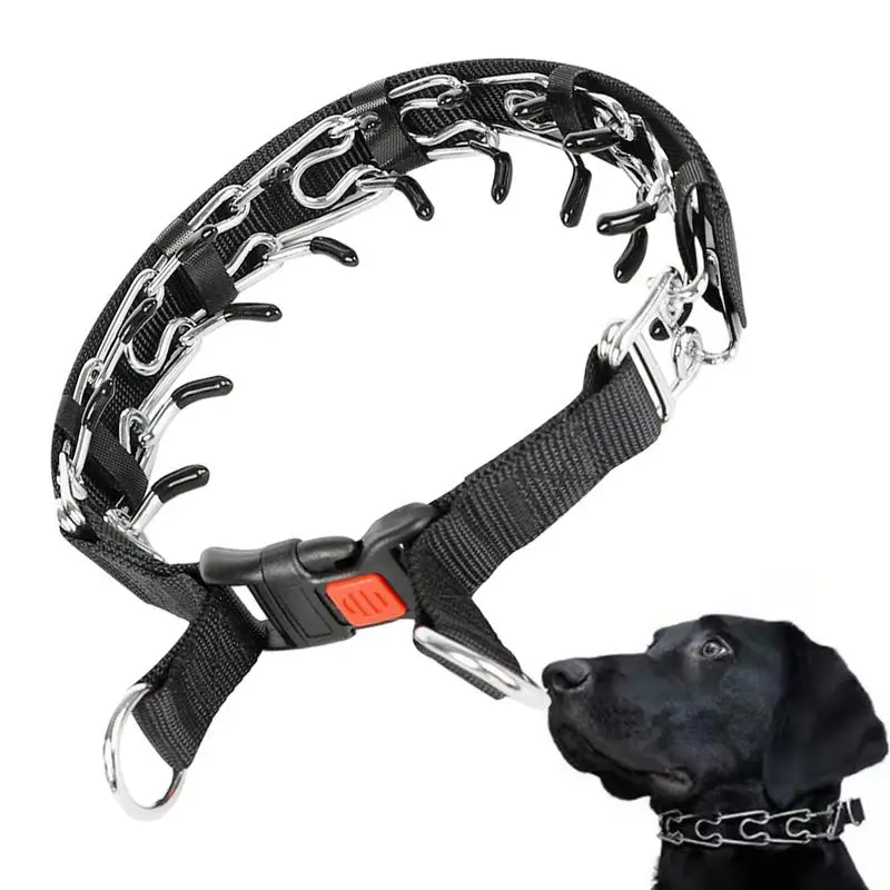 Dog Prong Training Collar Dog Choke Pinch Collar With Comfort Tip Quick Release Snap Buckle Dog Classic Collar for Pet Training
Dog Prong Training Collar Dog Choke Pinch Collar With Comfort Tip Quick Release Snap Buckle Dog Classic Collar for Pet Training
