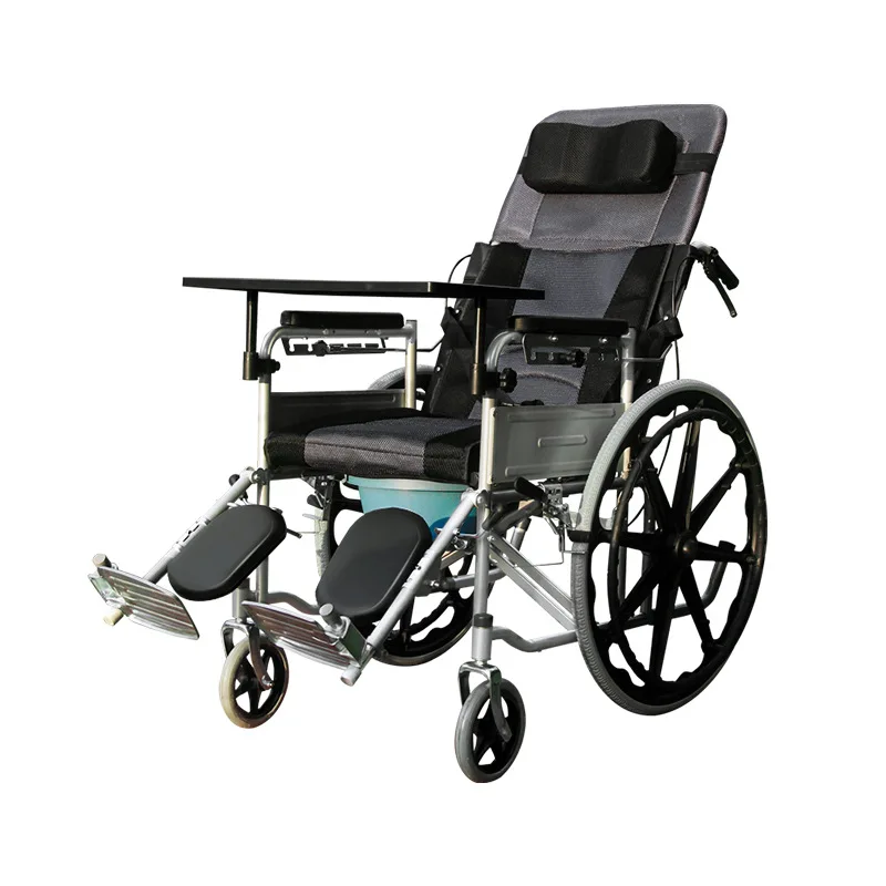 Rehabilitation Therapy Manufacturer wholesale wheel chair for the elderly and disabled folding wheel-chair with toilet table
Rehabilitation Therapy Manufacturer wholesale wheel chair for the elderly and disabled folding wheel-chair with toilet table