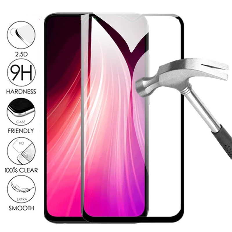 

Full Cover Screen Protector for Xiaomi Redmi Note 8 7 Pro 8A 7A K20 Pro for Redmi8 8A 6A 6 7 8 A Note8 Tempered Protective Glass