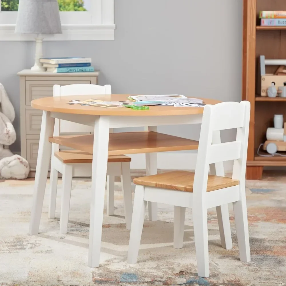 Wooden Round Table & 2 Chairs – Kids Furniture for Playroom Toddler & Kids Activity Furniture Set Childrens Chair and Table Set
Wooden Round Table & 2 Chairs – Kids Furniture for Playroom Toddler & Kids Activity Furniture Set Childrens Chair and Table Set