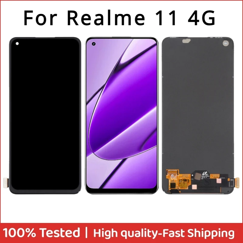 Original AMOLED 6.4'' For Realme 11 4G LCD Display Touch Screen Digitizer Assembly
Original AMOLED 6.4'' For Realme 11 4G LCD Display Touch Screen Digitizer Assembly