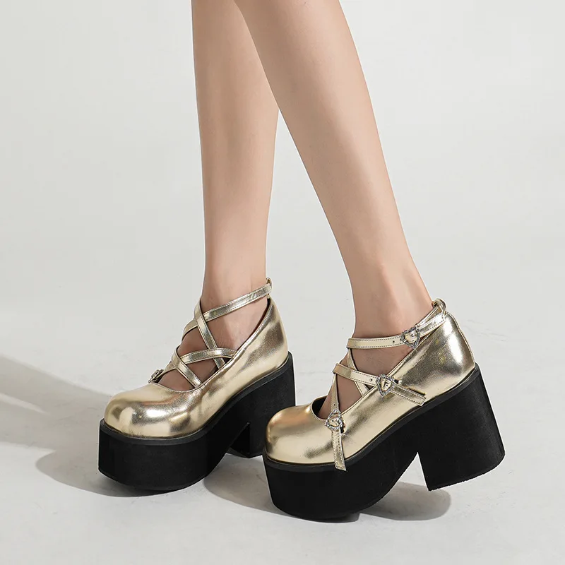 8cm Mary Jane Small Leather Shoes Women 2024 Thick Sole Heightened Large Super High Heel Platform Women's Shoes
8cm Mary Jane Small Leather Shoes Women 2024 Thick Sole Heightened Large Super High Heel Platform Women's Shoes