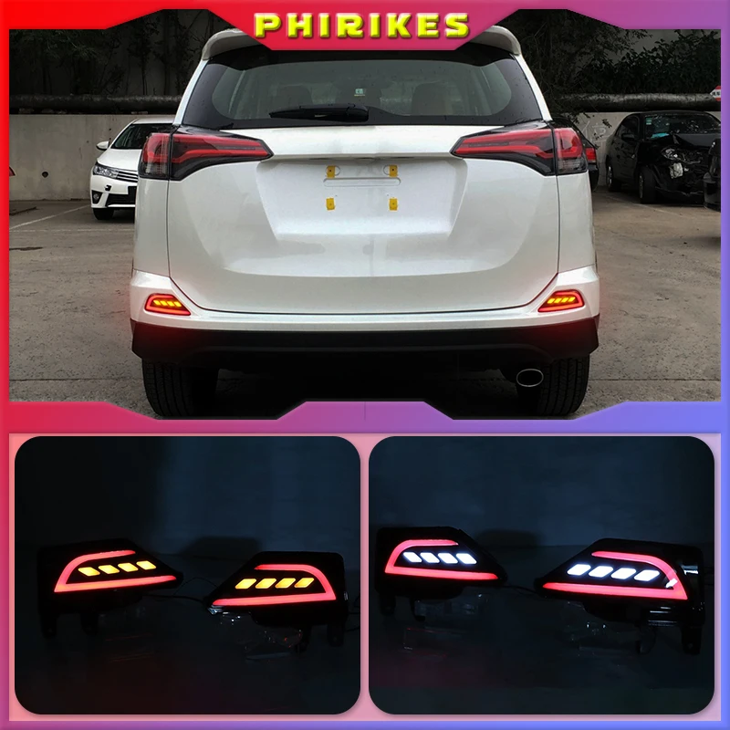 For Toyota RAV4 RAV 4 2016 - 2018 Multi-functions LED Rear Bumper Light Fog Lamp Brake Light Dynamic Turn Signal Reverse Light
For Toyota RAV4 RAV 4 2016 - 2018 Multi-functions LED Rear Bumper Light Fog Lamp Brake Light Dynamic Turn Signal Reverse Light