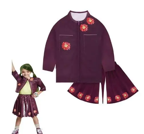 2020 Halloween Costumes for Kids Zombies 2 Lacey Zoey Cosplay Performance Suit Tops+skirt Carnival Party Clothing Sets for Girls
2020 Halloween Costumes for Kids Zombies 2 Lacey Zoey Cosplay Performance Suit Tops+skirt Carnival Party Clothing Sets for Girls