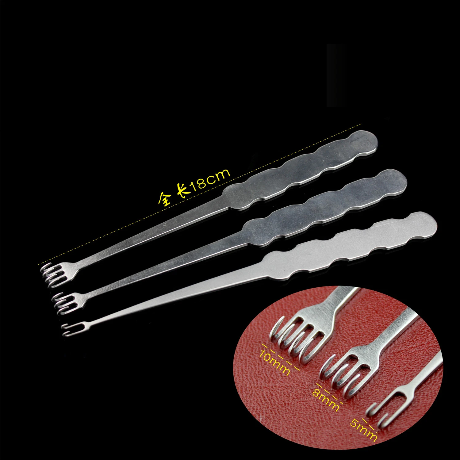 

Медицинские Маленькие крючки для ручной хирургии, двойные зубчатые крючки, три зубчатые крючки, четыре зубчатые крючки, крючки из нержавеющей стали, ортопедические