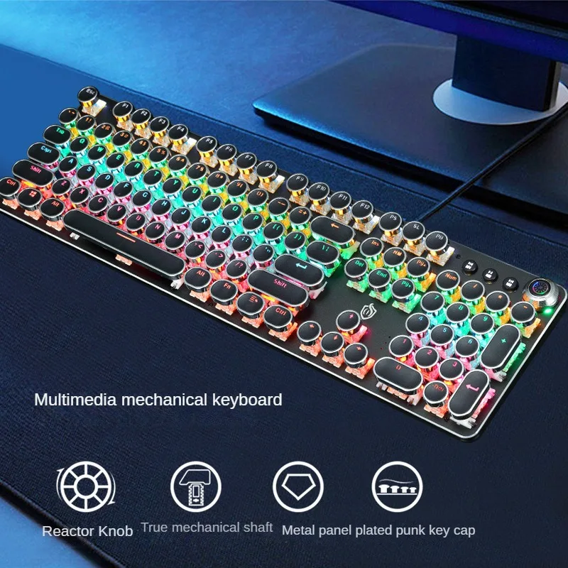 Fashion Retro Mechanical Keyboard for Computer Game Lovers: The Ultimate Gaming Experience Unleashed
Fashion Retro Mechanical Keyboard for Computer Game Lovers: The Ultimate Gaming Experience Unleashed