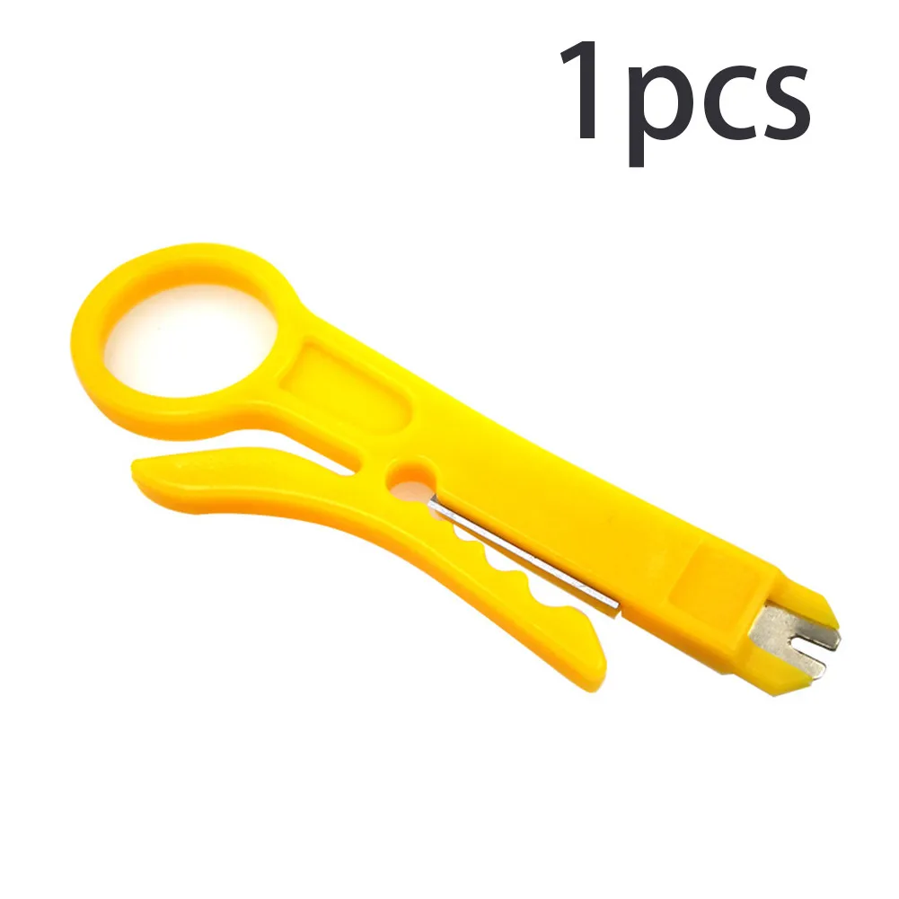 1pcs Yellow Mini Portable Wire Knife1 Stripper Multi-Function Tool For Network System Crimping Tool Cable Stripping Wire Cutter
1pcs Yellow Mini Portable Wire Knife1 Stripper Multi-Function Tool For Network System Crimping Tool Cable Stripping Wire Cutter