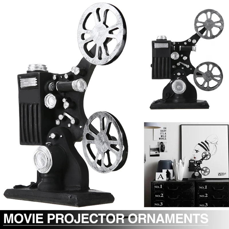 Resin Retro Nostalgic Movie Projector Model Decoration Crafts Cinema Shooting Props Home Desktop Ornaments
Resin Retro Nostalgic Movie Projector Model Decoration Crafts Cinema Shooting Props Home Desktop Ornaments