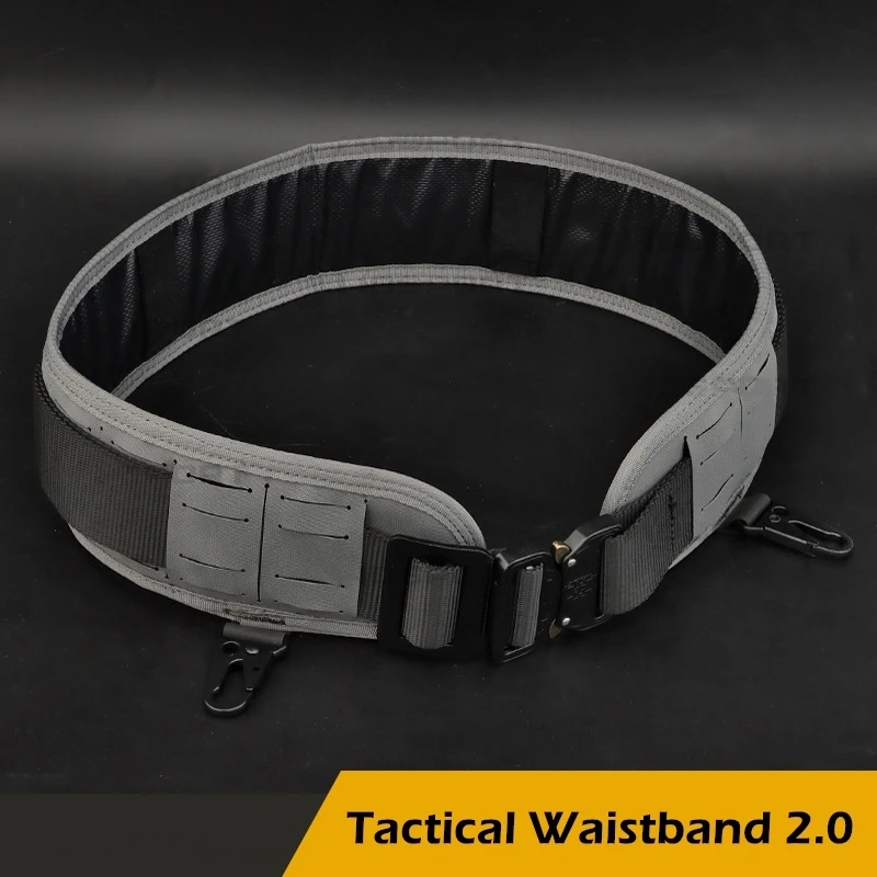 

Molle Tactical Belt Pro Quick Release Waistband 3.3 inch Wide Padded Combat Belt Airsoft CS Paintball Military War Game Hunting