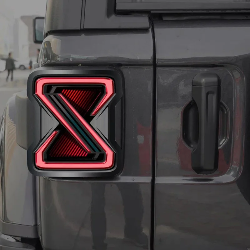 Задние фары для Jeep Wrangler JL 2018-2022 SAHARA 
Задние фары для Jeep Wrangler JL 2018-2022 SAHARA