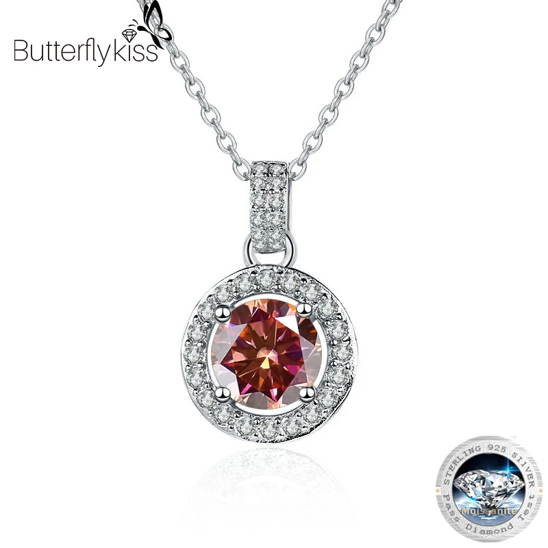 Butterflykiss Luxury 1 CT Moissanite Pendant For Women Diamond Necklace S925 Sterling Silver Jewelry Girl Valentine's Day Gifts
Butterflykiss Luxury 1 CT Moissanite Pendant For Women Diamond Necklace S925 Sterling Silver Jewelry Girl Valentine's Day Gifts