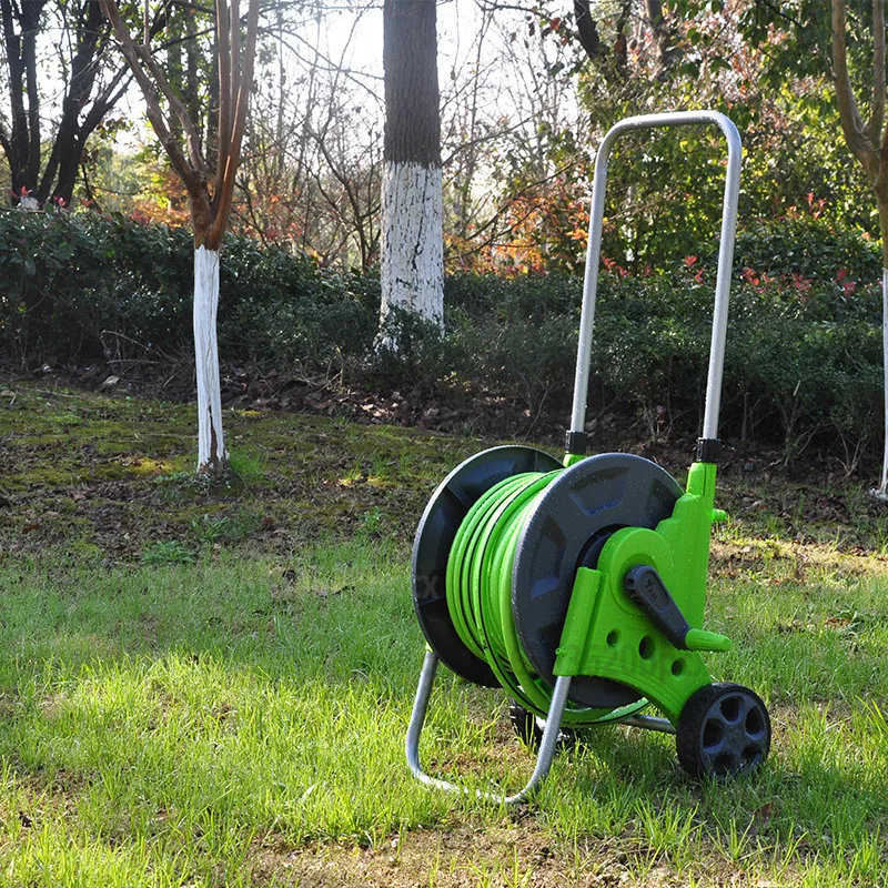 Mobile Water Pipe Cart Hand-push Type Water Pipe Storage Rack with Wheels Garden Water Spout Cart Watering Garden Supplies
Mobile Water Pipe Cart Hand-push Type Water Pipe Storage Rack with Wheels Garden Water Spout Cart Watering Garden Supplies