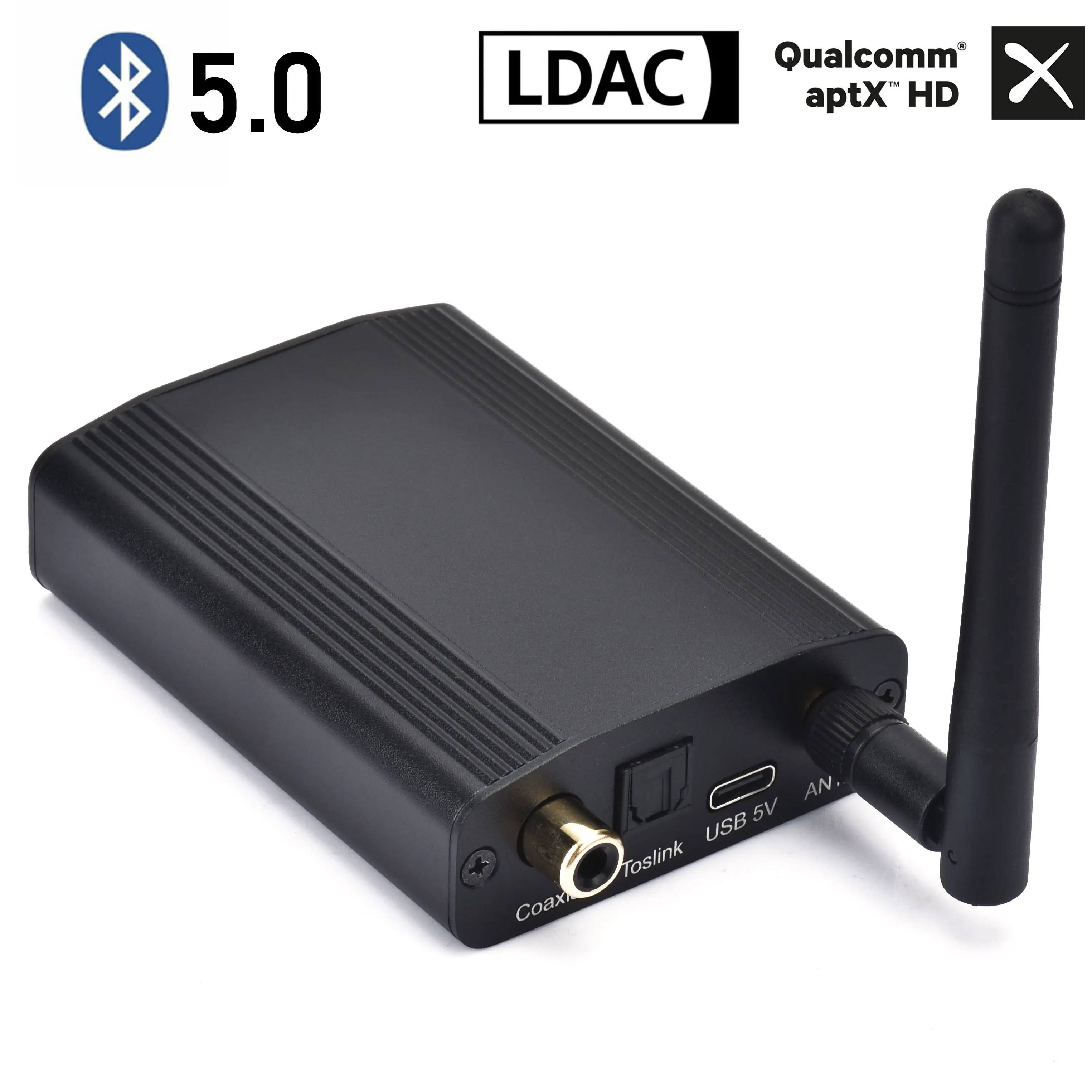 

New HiFi Bluetooth receiver Bluetooth 5.0 digital interface csr8675 optical fiber aptx HD coaxial LDAC lossless audio
