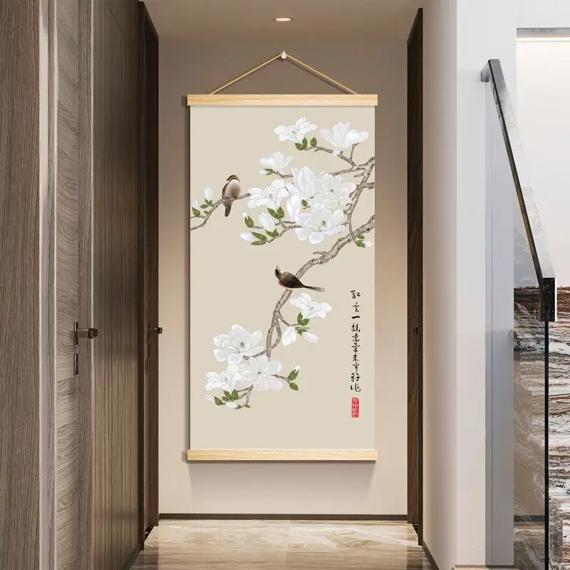 Entrance Decoration Painting Symbolizes Good Magpie Plum Blossom Hanging Painting Light Luxury Mural Room Decor Aesthetic
Entrance Decoration Painting Symbolizes Good Magpie Plum Blossom Hanging Painting Light Luxury Mural Room Decor Aesthetic