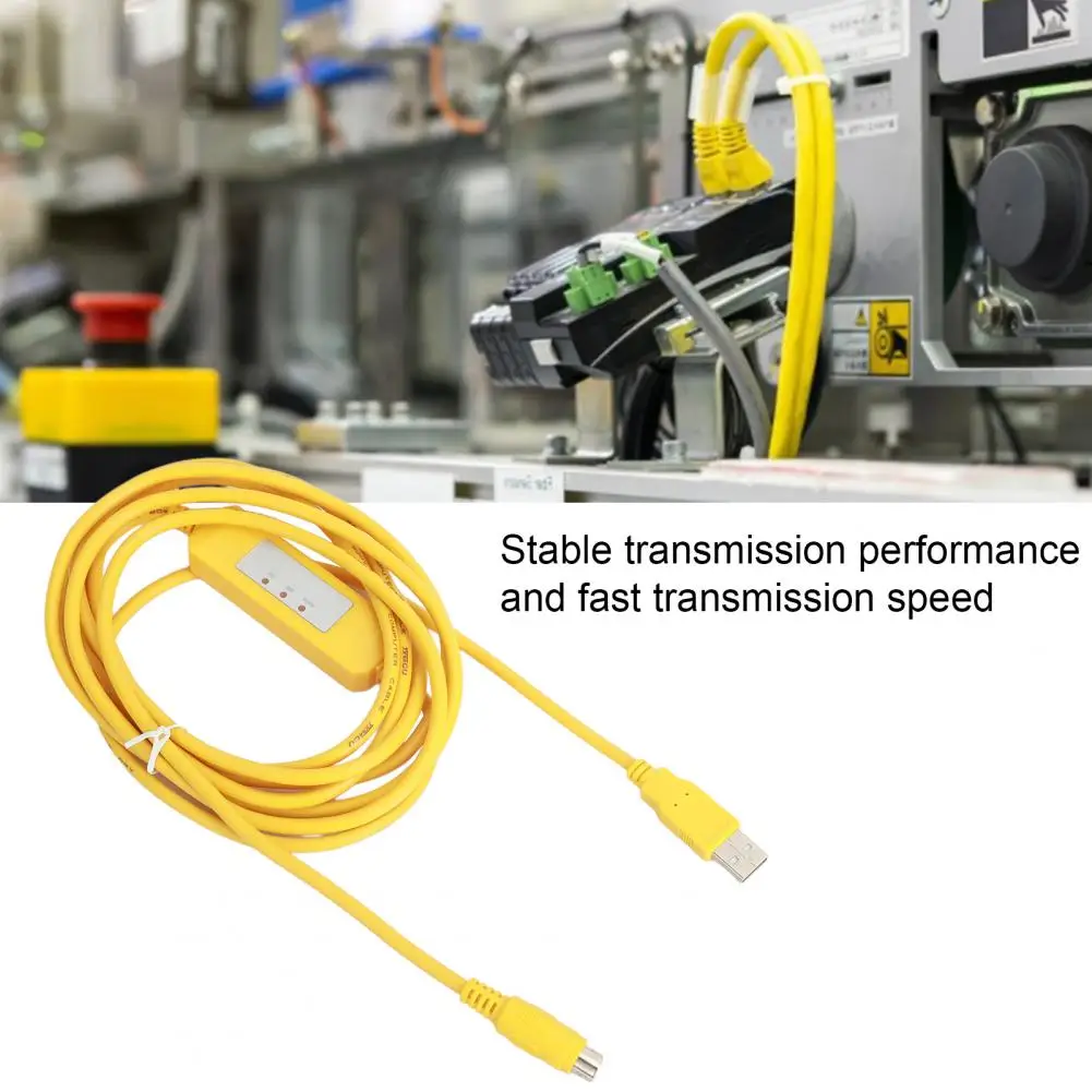 PLC Programming Cable 1 Set Durable High Speed Rustproof USB to RS232 Adapter Program Download Cord Line
PLC Programming Cable 1 Set Durable High Speed Rustproof USB to RS232 Adapter Program Download Cord Line