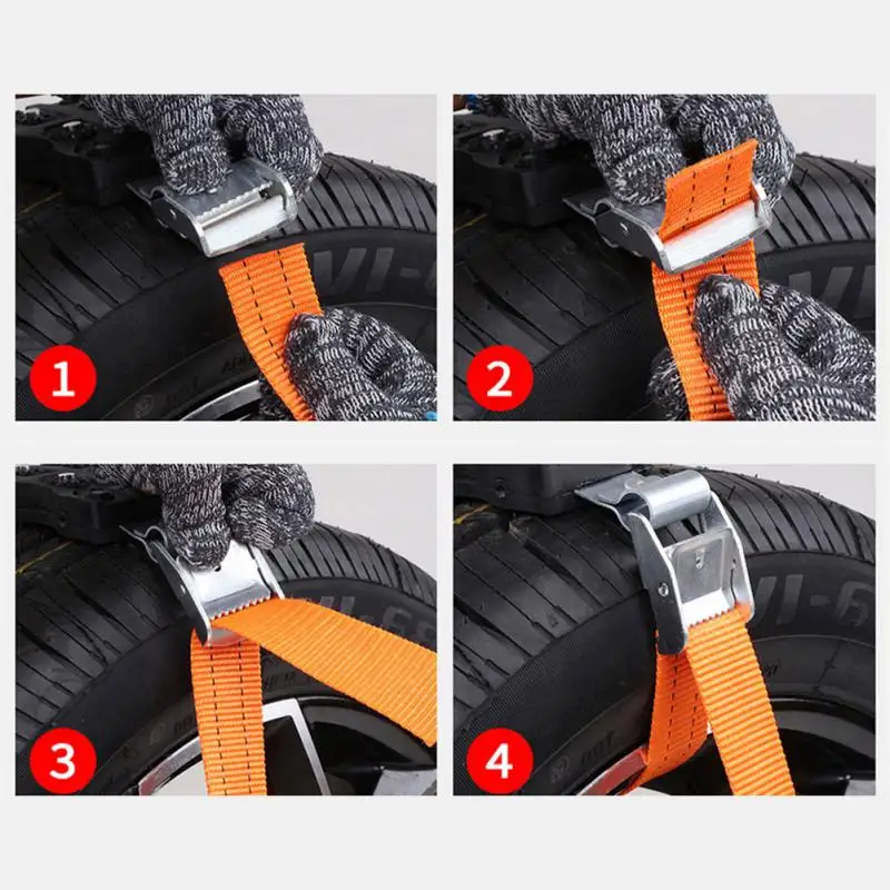 General Anti-skid Emergency Car Tire Snow Chain Winter Ice Road Tire Chain Beef Tendon Material Outdoor Car Tire Snow Chain
General Anti-skid Emergency Car Tire Snow Chain Winter Ice Road Tire Chain Beef Tendon Material Outdoor Car Tire Snow Chain