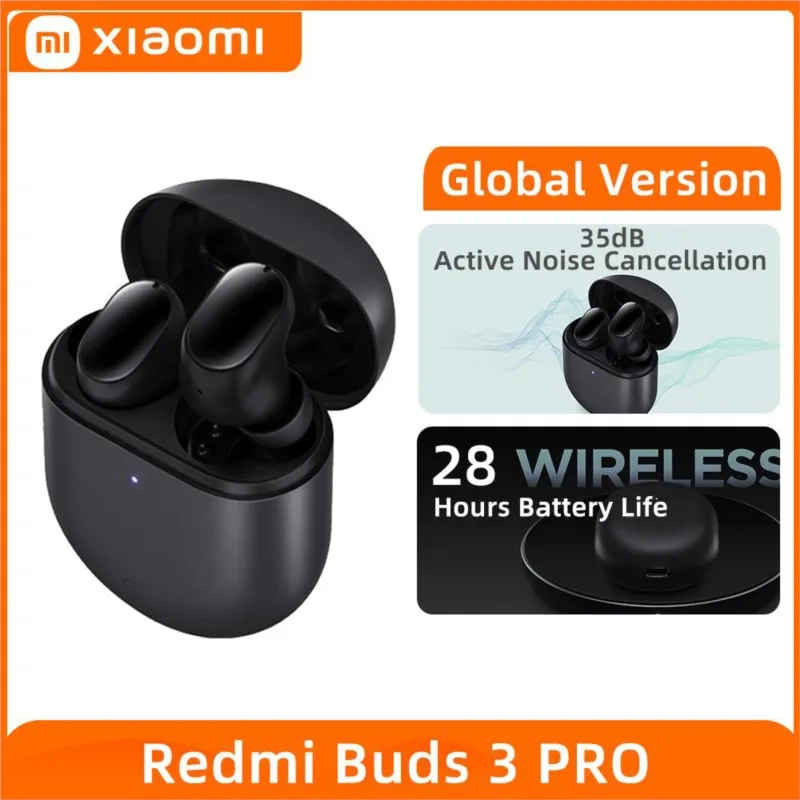 

Xiaomi Redmi Buds 3 Pro TWS Bluetooth Earphone Redmi Airdots 3 Pro Wireless Headphone ANC IPX4 For Xiaomi Mi 12 Pro 12S Ultra