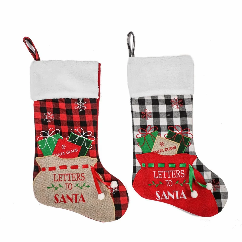 Christmas Stockings Buffalo-Plaid Christmas Stockings Fireplace Hanging Stockings Xmas Stockings Christmas Tree Decor
Christmas Stockings Buffalo-Plaid Christmas Stockings Fireplace Hanging Stockings Xmas Stockings Christmas Tree Decor