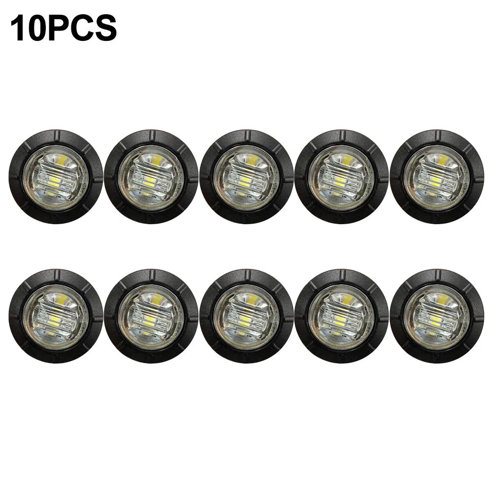 10Pcs White Side Lights 3/4\" LED Rock Lights Round Underglow Wheel 3LED Truck Van Side Marker Lights
10Pcs White Side Lights 3/4\" LED Rock Lights Round Underglow Wheel 3LED Truck Van Side Marker Lights