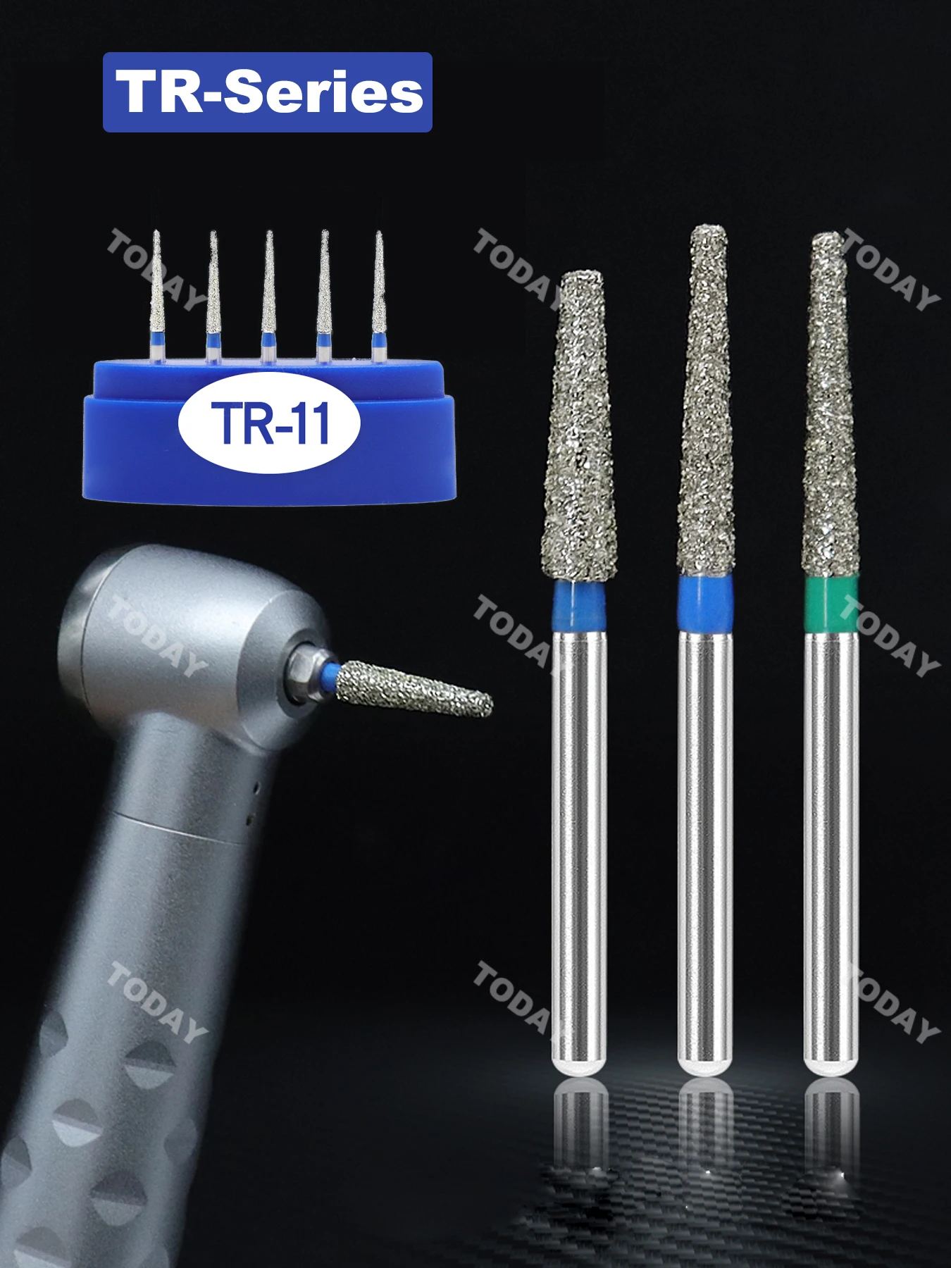 Dental Drill Diamond Burs For High Speed Burs TR-Series Strawberries Drill Teeth Polishing Smoothing Whitening Dentistry Tools
Dental Drill Diamond Burs For High Speed Burs TR-Series Strawberries Drill Teeth Polishing Smoothing Whitening Dentistry Tools
