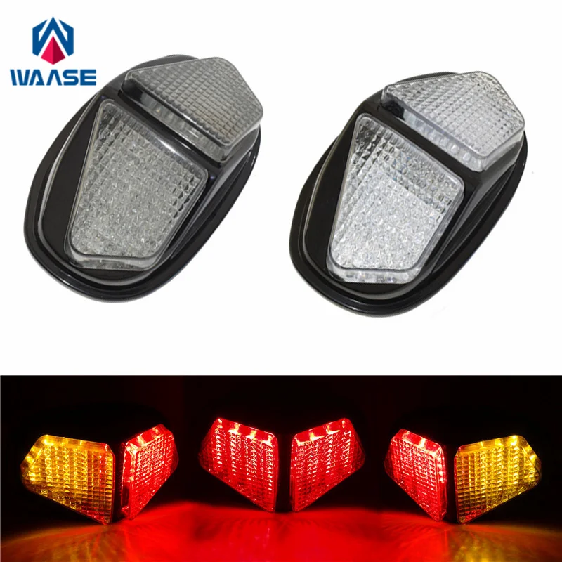 waase For Triumph Daytona 600 650 2003 2004 2005 E-Mark Tail Light Brake Turn Signals Integrated LED Light
waase For Triumph Daytona 600 650 2003 2004 2005 E-Mark Tail Light Brake Turn Signals Integrated LED Light