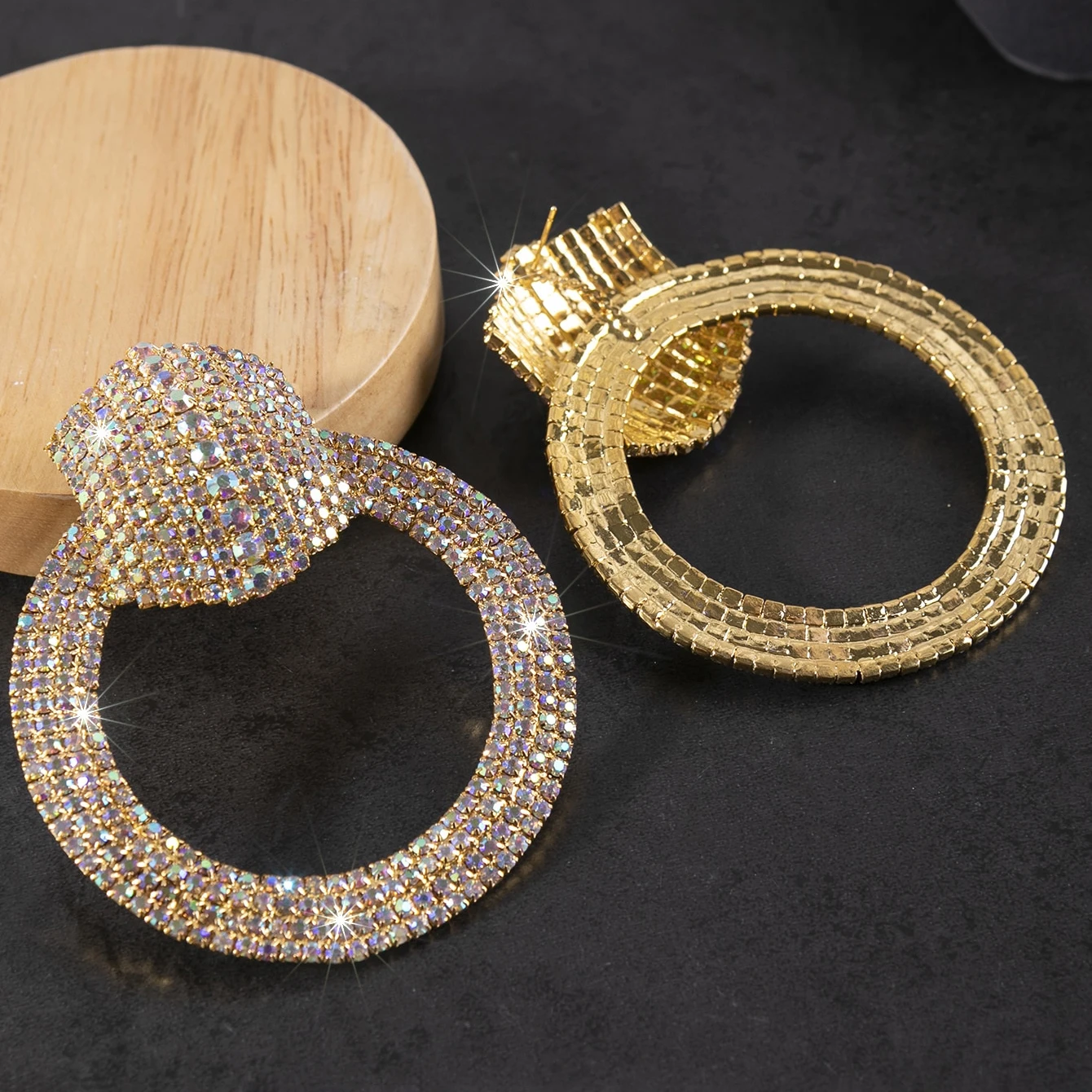 New Full Color Rhinestone Ring Pendant Women's Earrings Wedding Prom Eid Giving Gift Fashion Personality Earrings 2 Mallzona S782df63e0b7e4311bc330db20d415a1b2 New Full Color Rhinestone Ring Pendant Women's Earrings Wedding Prom Eid Giving Gift Fashion Personality Earrings Mallzona