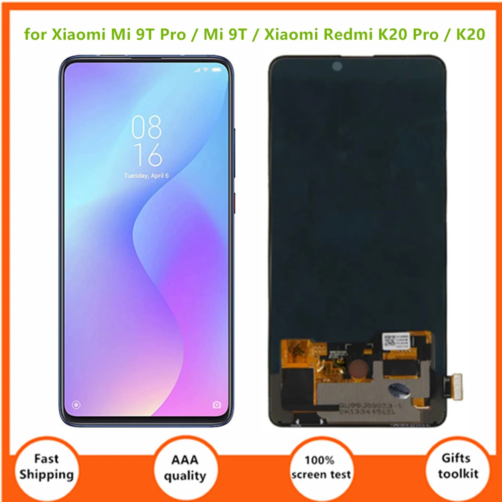 Super Amoled Screen for Xiaomi Mi 9T Pro / Mi 9T Lcd Display Digital Touch Screen for Xiaomi Redmi K20 Pro / K20 Replacement
Super Amoled Screen for Xiaomi Mi 9T Pro / Mi 9T Lcd Display Digital Touch Screen for Xiaomi Redmi K20 Pro / K20 Replacement