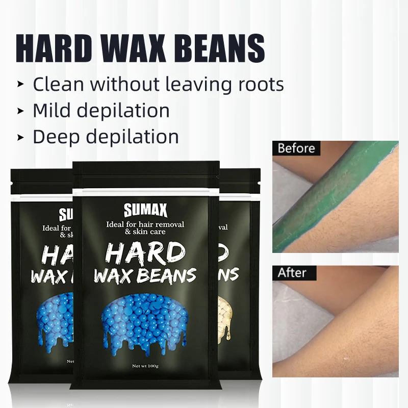 

Hairs Removal Wax Beans Painless Wax Bead Body Hairs Removal Skin Care Depilatory Safe Body Epilation Wax For Depilation Removal